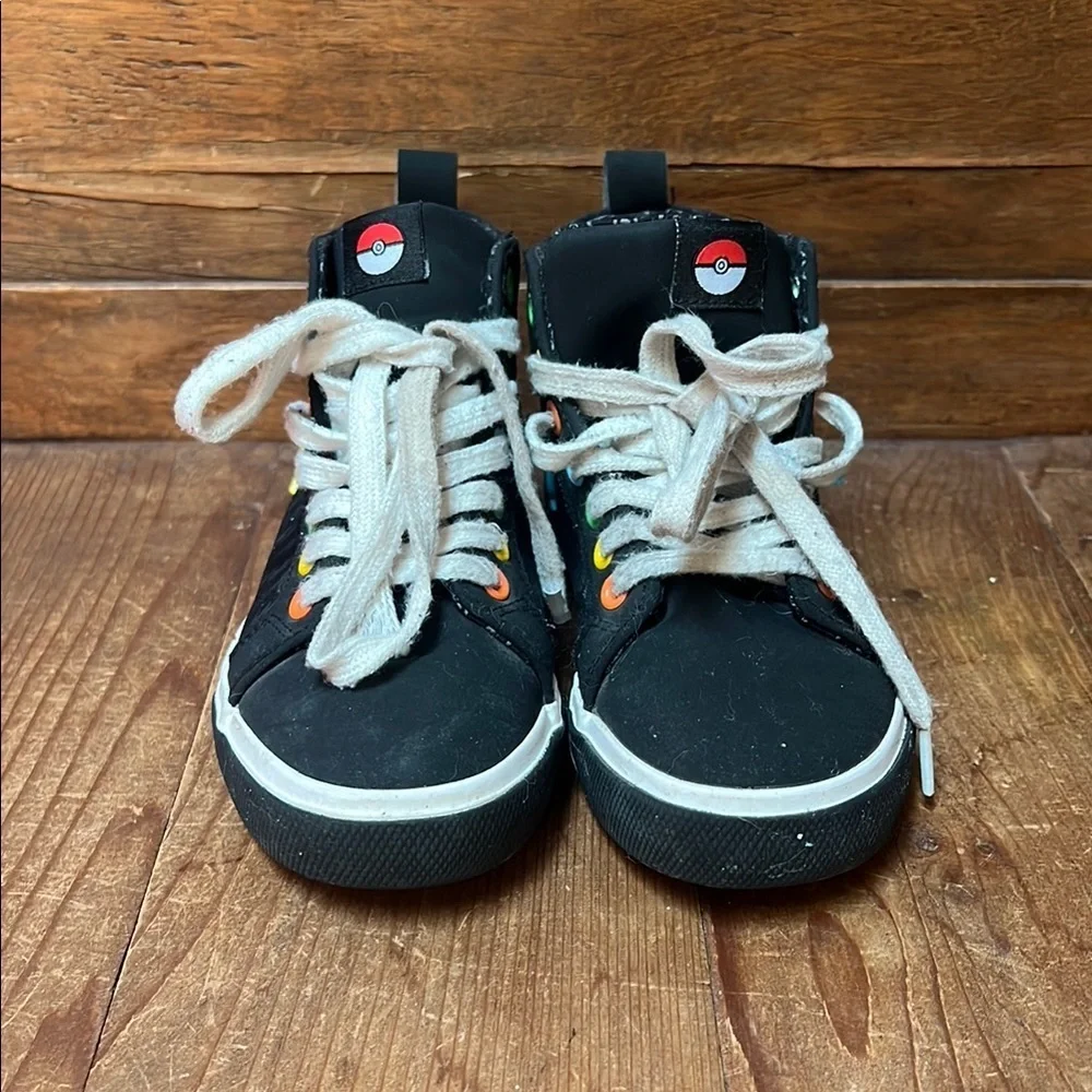 Ground Up Kids Pokémon High-Top Sneakers - Black